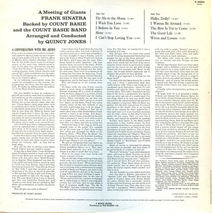 Frank Sinatra • Count Basie And His Orchestra* : It Might As Well Be Swing (LP, RE)