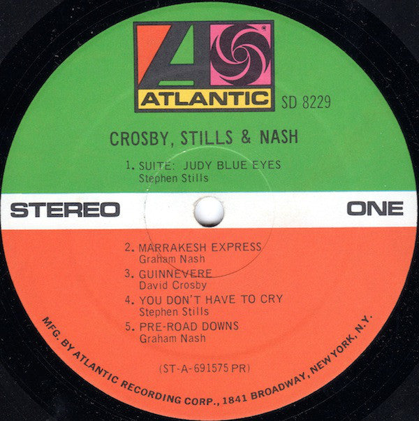 Crosby, Stills & Nash : Crosby, Stills & Nash (LP, Album, M/Print, RE, PR-)