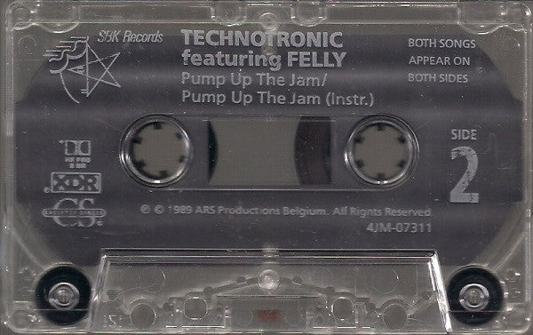 Technotronic Featuring Felly : Pump Up The Jam (Cass, Single)