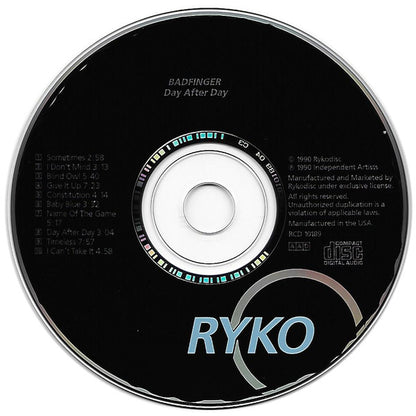 Badfinger : Day After Day (CD, Album, Club, RE, CRC)
