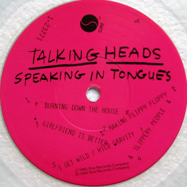 Talking Heads : Speaking In Tongues (LP, Album, Ltd, Cle)
