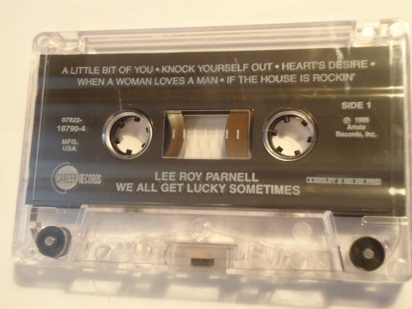 Lee Roy Parnell : We All Get Lucky Sometimes (Cass, Album, Dol)
