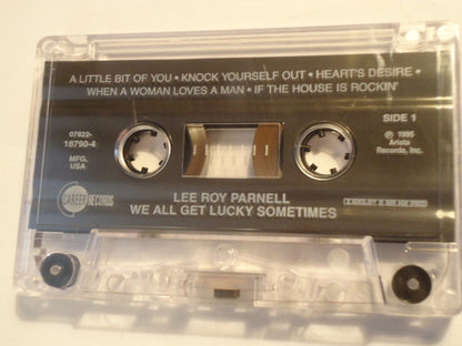 Lee Roy Parnell : We All Get Lucky Sometimes (Cass, Album, Dol)