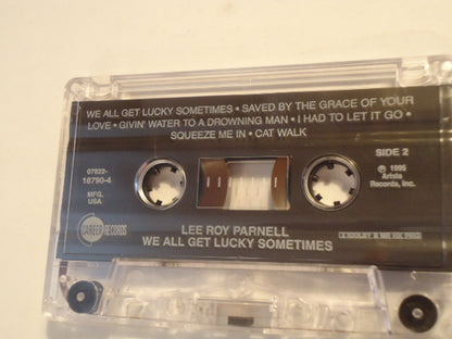 Lee Roy Parnell : We All Get Lucky Sometimes (Cass, Album, Dol)