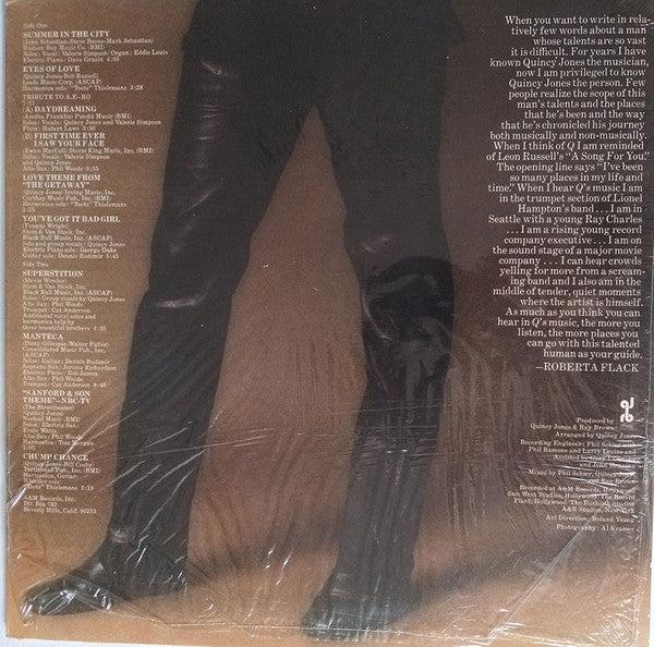 Quincy Jones : You've Got It Bad Girl (LP, Album, Promo, Pit)