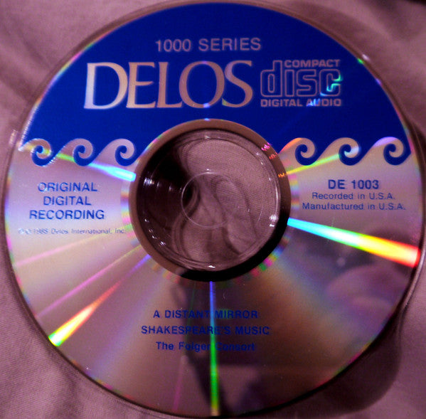 The Folger Consort : A Distant Mirror / Shakespeare's Music (CD, Album)