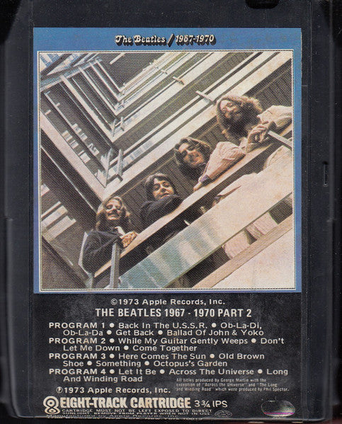 The Beatles : 1967-1970 (2x8-Trk, Comp)