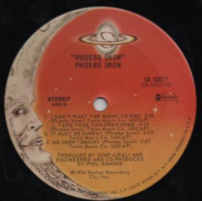Phoebe Snow : Phoebe Snow (LP, Album, RE, Ter)