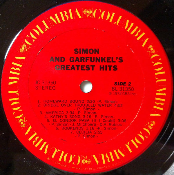 Simon & Garfunkel : Simon And Garfunkel's Greatest Hits (LP, Comp, RE, Ter)