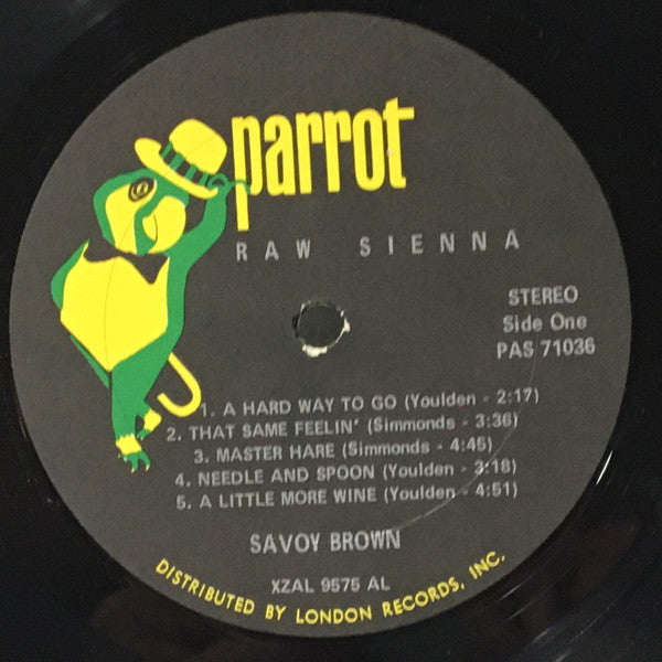 たぶんUKORG Savoy Brown Raw Sienna LP 美品 Buy Savoy Brown : Raw Sienna (LP, Album, AL ) Online for a