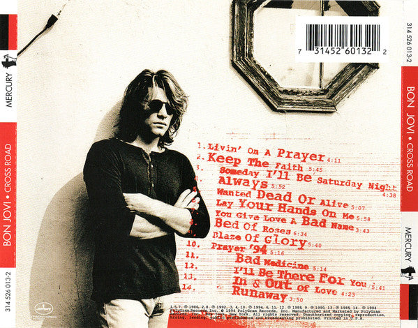 Bon Jovi : Cross Road: 14 Classic Grooves (CD, Comp)