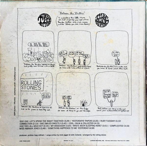 The Rolling Stones : Between The Buttons (LP, Album, Mono, Pit)