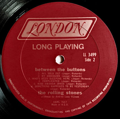 The Rolling Stones : Between The Buttons (LP, Album, Mono, Pit)