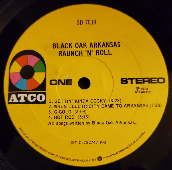 Buy Black Oak Arkansas : Raunch 'N' Roll Live (LP, Album, RE, RP