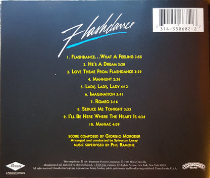 Various : Flashdance (Original Soundtrack From The Motion Picture) (CD, Album, RE, RM, UML)