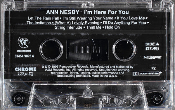 Ann Nesby : I'm Here For You (Cass, Album)