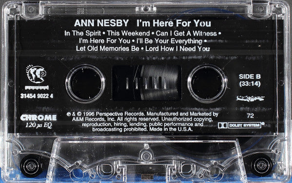 Ann Nesby : I'm Here For You (Cass, Album)