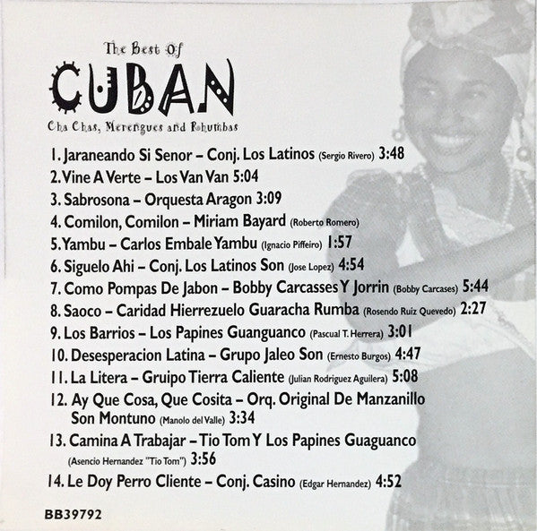 Various : The Best Of Cuban Cha Chas, Merengues And Rhumbas (CD, Album, Comp)