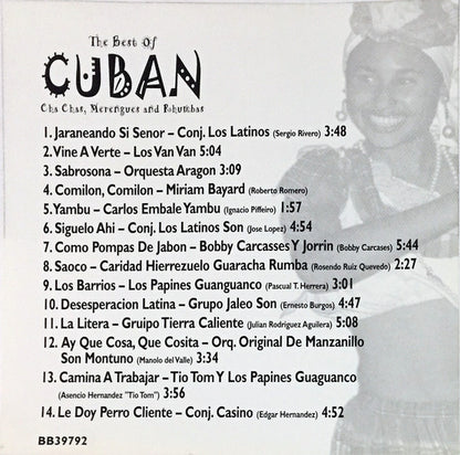 Various : The Best Of Cuban Cha Chas, Merengues And Rhumbas (CD, Album, Comp)