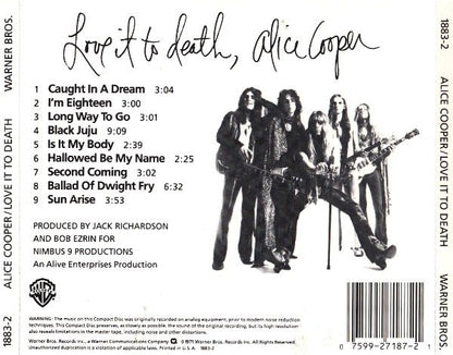 Alice Cooper : Love It To Death (CD, Album, RE, RM)