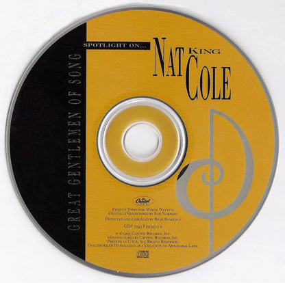 Nat King Cole : Great Gentlemen Of Song: Spotlight On... Nat King Cole (CD, Comp)