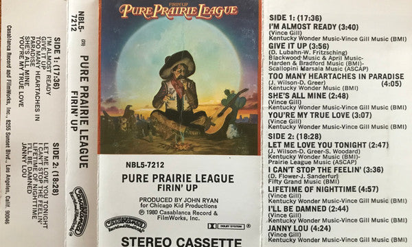 Pure Prairie League : Firin' Up (Cass, Album, 15,)