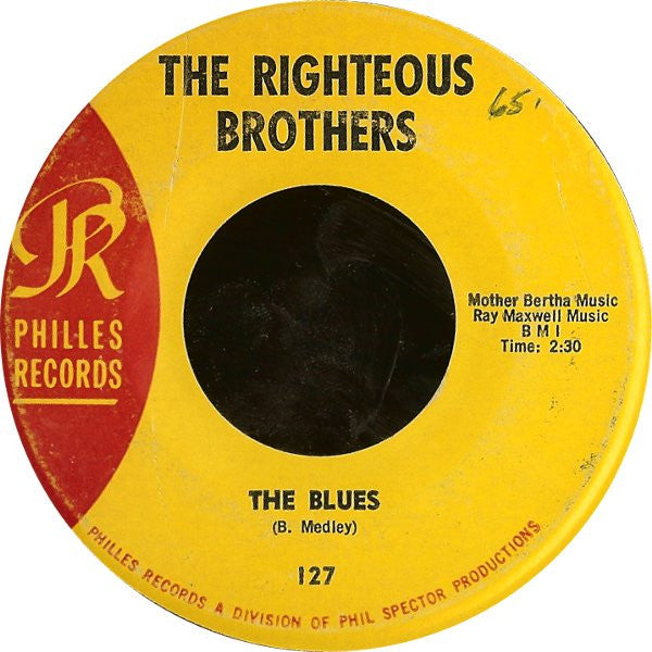 The Righteous Brothers : Just Once In My Life (7", Single)