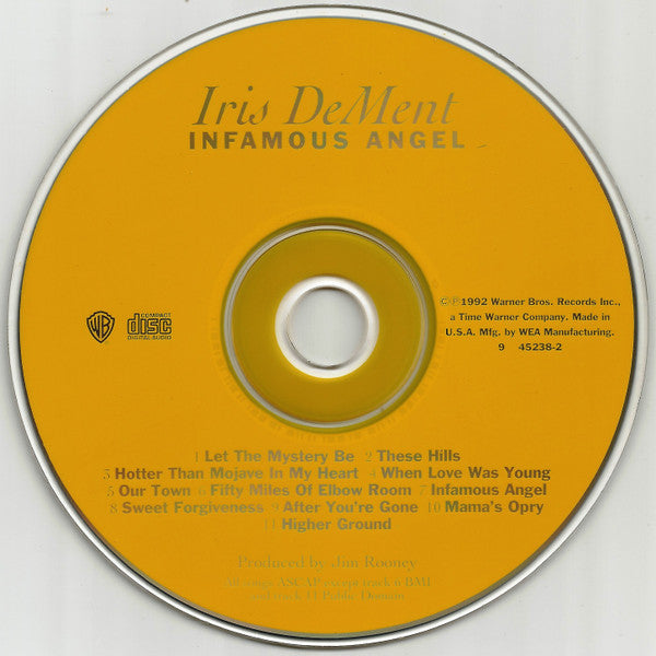 Iris DeMent : Infamous Angel (CD, Album)