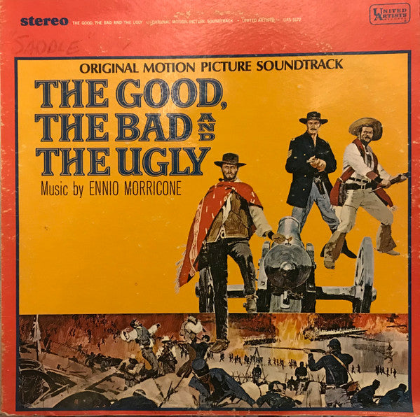 Ennio Morricone : The Good, The Bad  And The Ugly - Original Motion Picture Soundtrack (LP, Album, M/Print, RP, Roc)