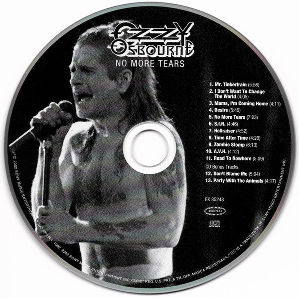 Ozzy Osbourne : No More Tears (CD, Album, RE, RM)