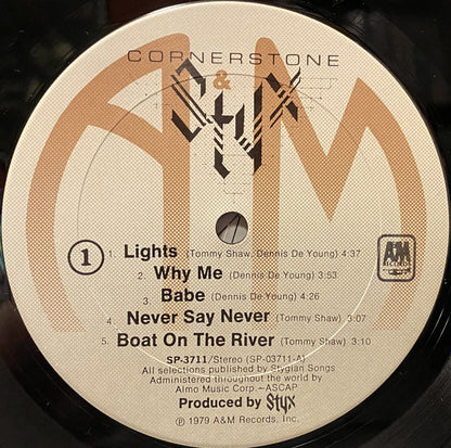 Styx : Cornerstone (LP, Album, Club, San)