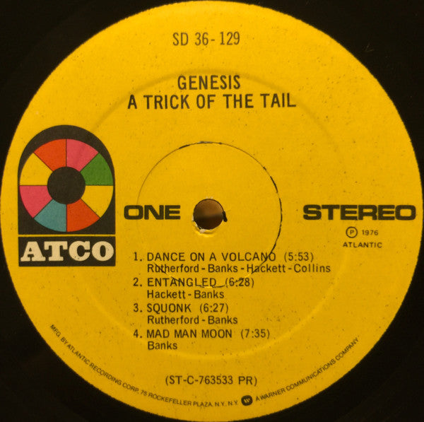 Genesis : A Trick Of The Tail (LP, Album, PR )