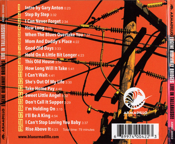 Eugene Hideaway Bridges* : Live In Tallahassee (CD, Album)