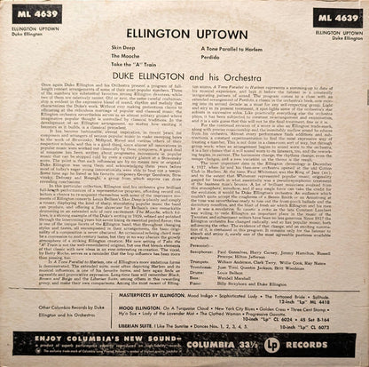 Duke Ellington And His Orchestra : Ellington Uptown (LP, Album, Mono, RP, Hol)
