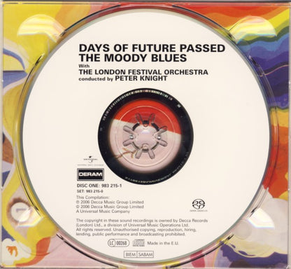 The Moody Blues With The London Festival Orchestra Conducted By Peter Knight (5) : Days Of Future Passed (SACD, Hybrid, Multichannel, Album, RM + CD, Comp +)