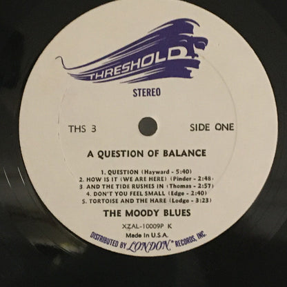 The Moody Blues : A Question Of Balance (LP, Album, Gat)