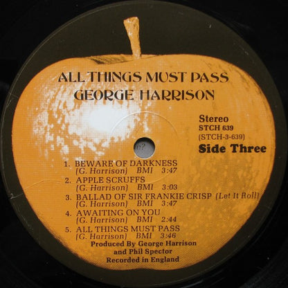 George Harrison : All Things Must Pass (3xLP, Album, Win + Box)