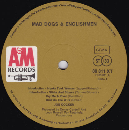 Joe Cocker : Mad Dogs & Englishmen (2xLP, Album, Fol)