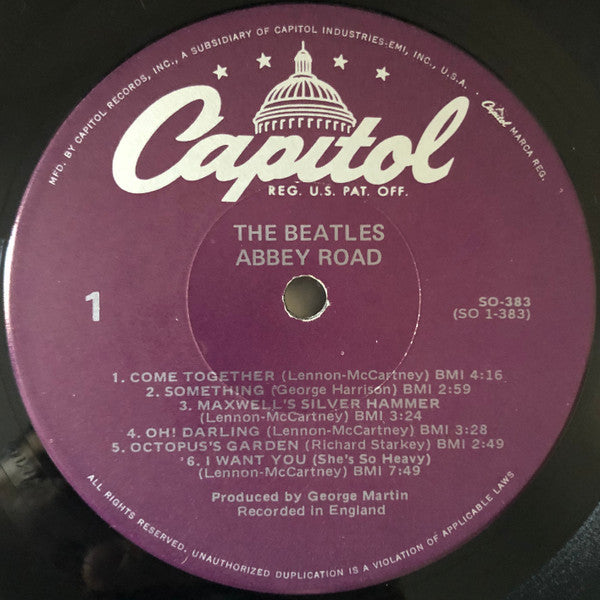 The Beatles : Abbey Road (LP, Album, RE, Win)