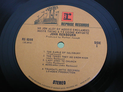 John Renbourn : Sir John Alot Of Merrie Englandes Musyk Thyng & Ye Grene Knyghte (LP, Album, RP, Ter)