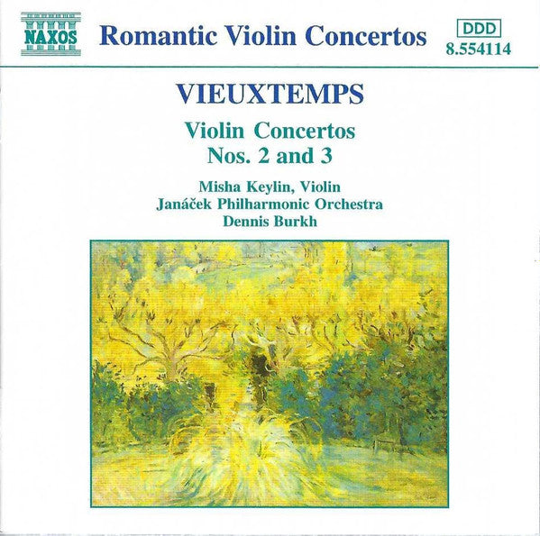 Vieuxtemps* – Misha Keylin, Janáček Philharmonic Orchestra*, Dennis Burkh : Violin Concertos Nos. 2 And 3 (CD, Album)