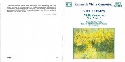 Vieuxtemps* – Misha Keylin, Janáček Philharmonic Orchestra*, Dennis Burkh : Violin Concertos Nos. 2 And 3 (CD, Album)