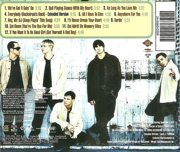 Backstreet Boys : Backstreet Boys (CD, Album, Club, Enh, CRC)