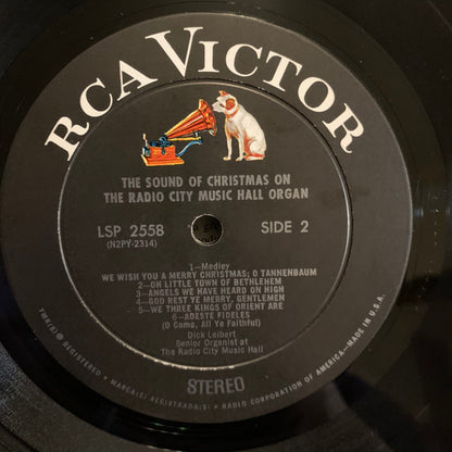 Dick Leibert : The Sound Of Christmas On The Radio City Music Hall Organ (LP, Album, RP, Ind)