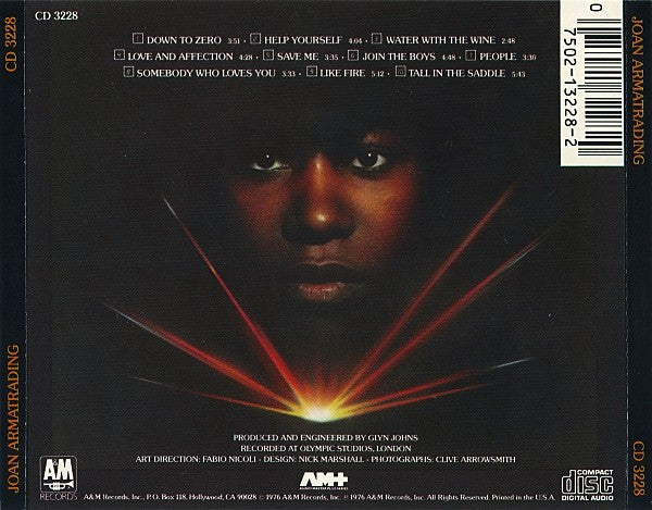 Joan Armatrading : Joan Armatrading (CD, Album, RE, Den)