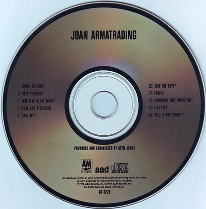 Joan Armatrading : Joan Armatrading (CD, Album, RE, Den)