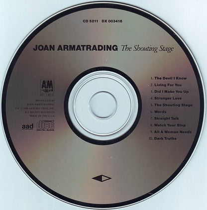 Joan Armatrading : The Shouting Stage (CD, Album, RM)