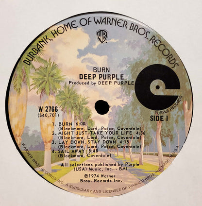 Deep Purple : Burn (LP, Album, RCA)