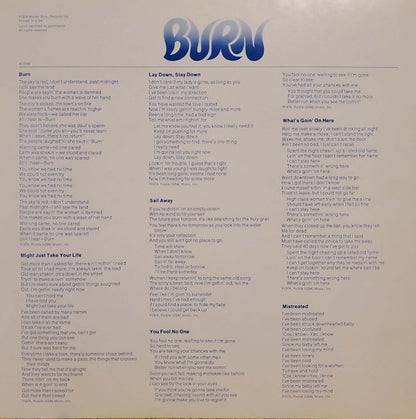 Deep Purple : Burn (LP, Album, RCA)