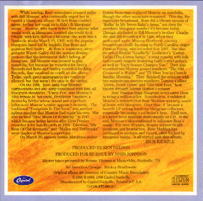 Rose Maddox : Sings Bluegrass (CD, Album, Club)